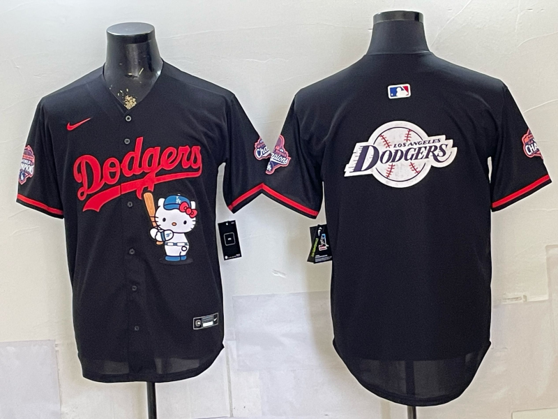 Men Los Angeles Dodgers blank black Game 2026 Nike MLB Jersey 0657003